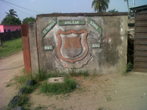 First school in Nigeria~St. Thomas Pry. Sch. Badagry in pix