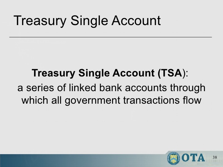 15 Things To Know About Treasury Single Account (TSA) - ELSiEiSY Blog